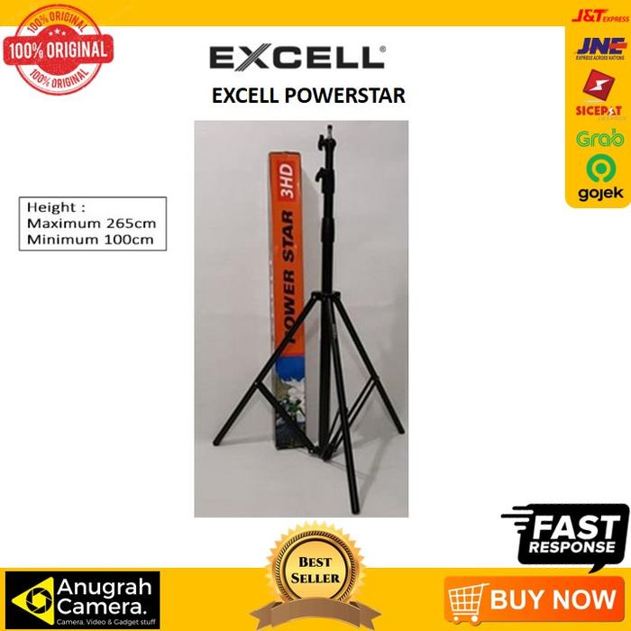 Gambar Excell Powerstar 3 HD Excell 3HD Light Stand Lightstand 3HD POWERSTAR dari Anugrah Camera undefined Tokopedia