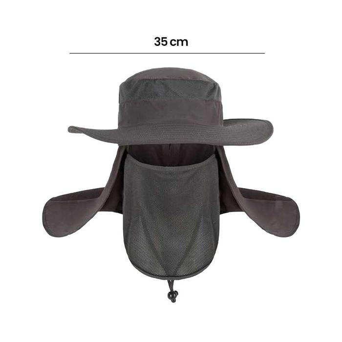 Gambar Topi Gunung Topi Mancing Capil Anti Panas UV Matahari Topi Jepang - Black Round dari Benggoe mart undefined Tokopedia