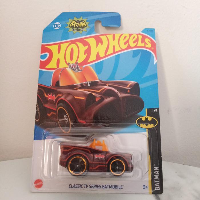 Gambar hotwheels classic tv series batmobile dark red dari OVER TARGET undefined Tokopedia
