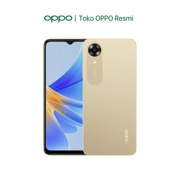 Gambar OPPO A17k 3GB/64GB (Garansi Resmi OPPO Indonesia) + PREMIUM GIFT - Gold, Tanpa Gift dari Dream-Gadget undefined Tokopedia