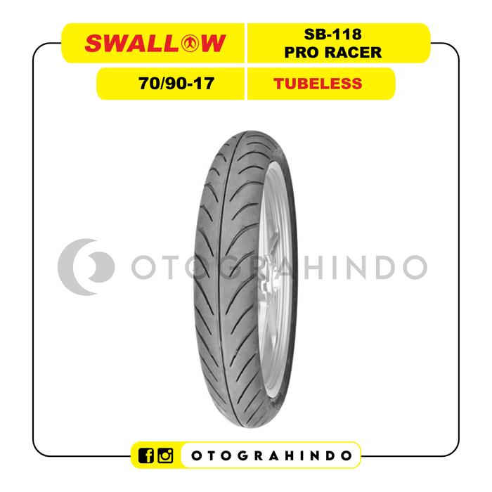 Gambar Ban Motor Swallow SB-118 Pro Racer Ring 17 Tubeless - 70/90-17 dari otograhindo undefined Tokopedia