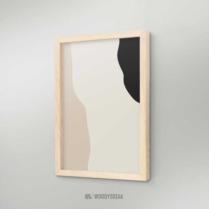 Gambar Wall Art Decor Ruang Tamu Neutral Bohemian Natural Kayu Minimalis - Neutral A3, 30x20 Cm dari Woody Break undefined Tokopedia