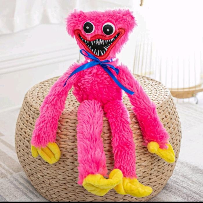 Gambar Boneka huggy wuggy poppy playtime kissy missy tinggi 50cm - pink dari Animallstoree undefined Tokopedia