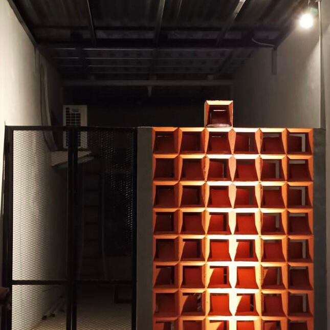 Gambar Roster minimalis motif L tracota - Abu-abu dari Roster Minimalis FI undefined Tokopedia