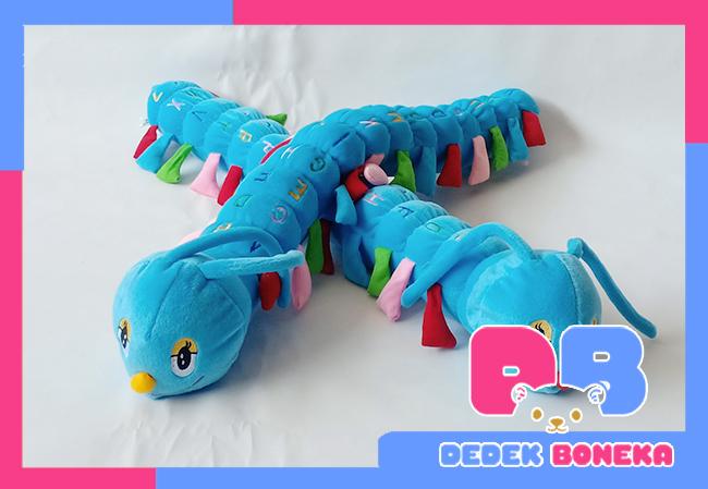 Gambar Boneka Ulil Jumbo - boneka Ulat - Boneka Dasbor mobil - Biru Muda dari ABU BUBA undefined Tokopedia