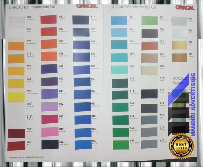 Gambar stiker warna oracal 651 doff glossy/skotlet oracal 651 doff glossy - doff dari ZIAN STIKER KACA FILM STORE undefined Tokopedia