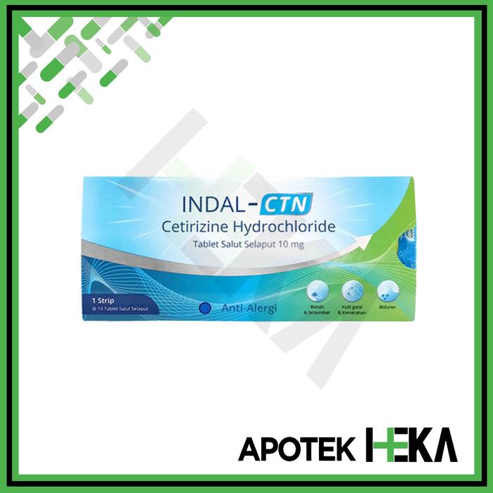 Gambar Indal CTN Strip isi 10 Tablet - Obat Alergi dari Apotek Heka Bekasi undefined Tokopedia