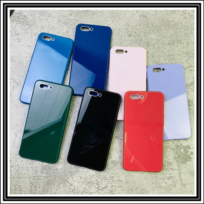 Gambar Oppo A3s / A5 / REALME C1 Crystal Glass Original Hard Case Casing Soft - BIRU., OPPO A3S dari Original Shop Nillkin undefined Tokopedia