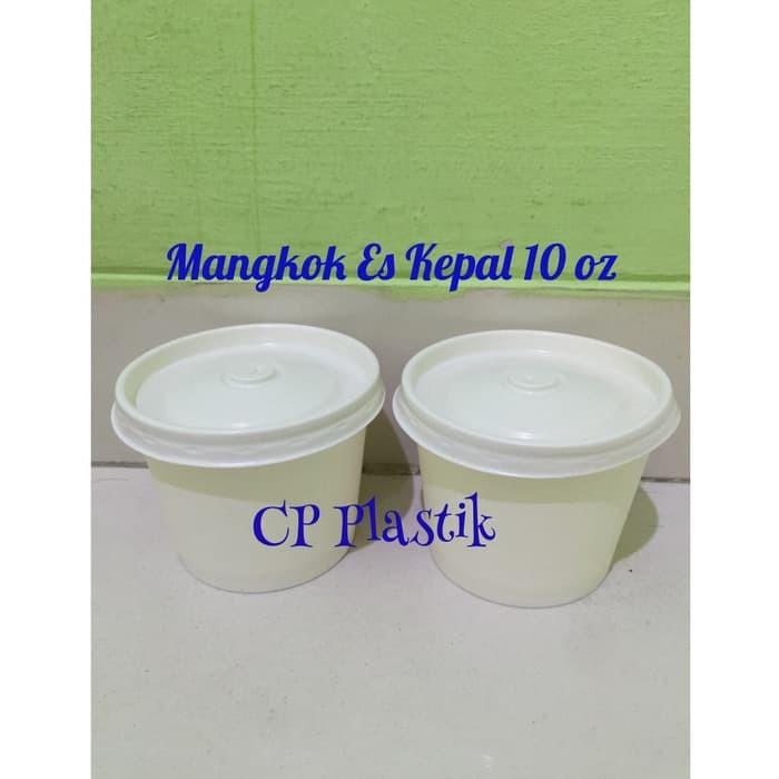 Gambar Paper Cup 10 oz - Paper Bowl 300 ml & Tutup - Mangkok Es Kepal Milo - Papercup + ttp dari Jezze Store undefined Tokopedia