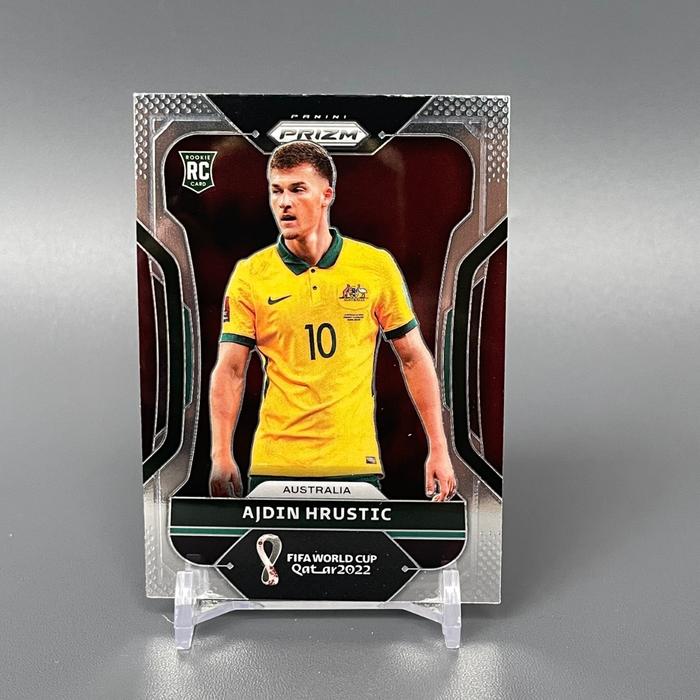 Gambar Kartu Bola Panini Prizm World Cup Soccer 2022 AUSTRALIA ( You Pick ) - Ajdin Hrustic dari sidehustles.id undefined Tokopedia