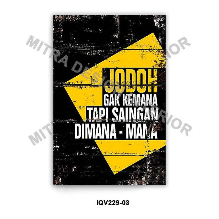 Gambar Poster Motivasi Hiasan dinding kayu Pajangan kamar Quotes - IQV229 - IQV229-03 dari Hiasan Dinding Mitra Design undefined Tokopedia
