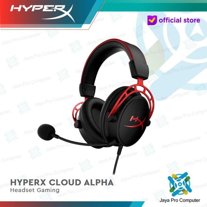 Gambar Headphone Gaming Kingston HyperX Cloud Alpha - Headset Hyper X - Merah dari Jaya Pro Computer undefined Tokopedia
