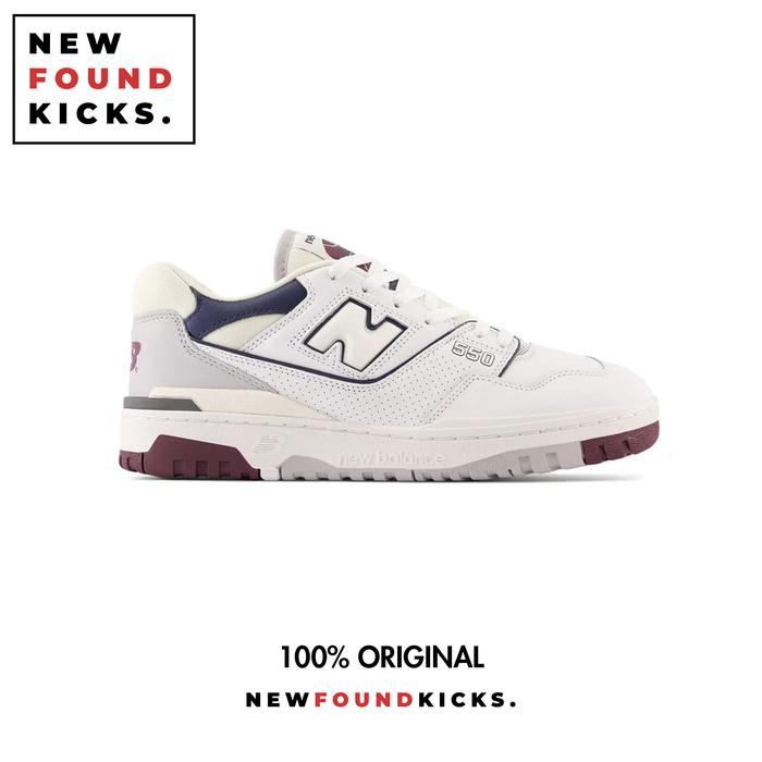 New Balance 550 ホワイト/ネイビー/バーガンディ New Balance 550 ホワイト/ネイビー/バーガンディ