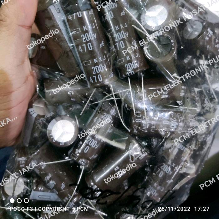 4x Elko 82µF/400V 105°C 22x30mm RM10mm Snap-In 82uF