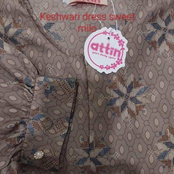 Gambar Gamis Keshwari Dress Warna Baru By Attin - Sweet milo, S dari muslimbagus undefined Tokopedia