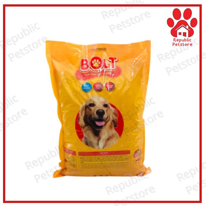 Gambar Bolt Dog 1kg Makanan Kering Anjing - Dry Dog Food - Beef dari Republic Petstore undefined Tokopedia