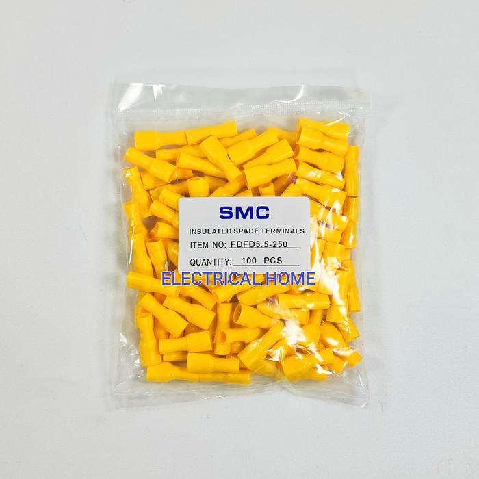 Jual SKUN KABEL FEMALE INSULATED FULL VINYL FDFD 5.5-250 KUNING. - Kota ...