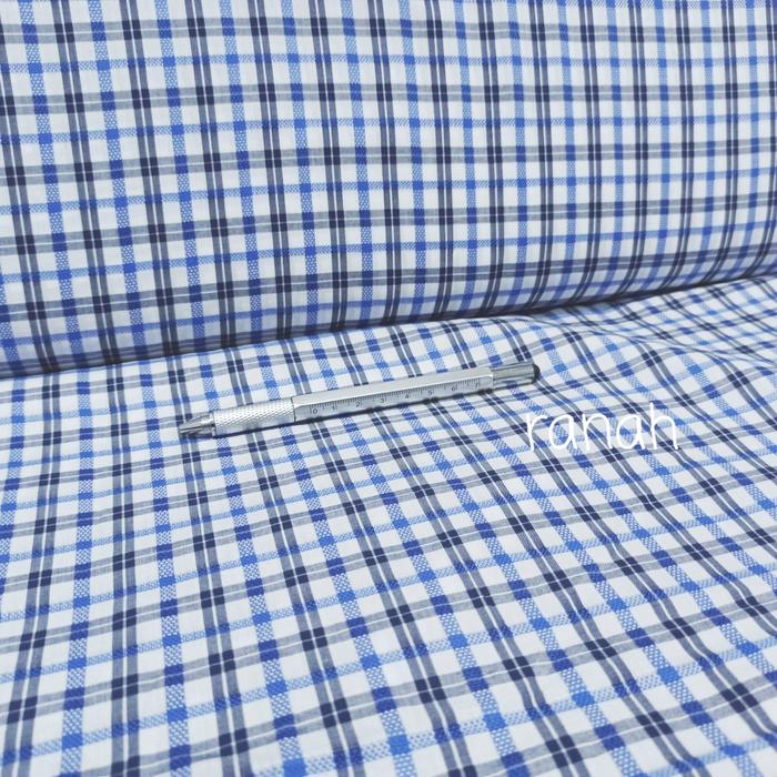 Gambar [yk.11] kain Yarndyed kotak / bahan katun yandet kotak / kotak kotak - e dari Ranah Rizki undefined Tokopedia