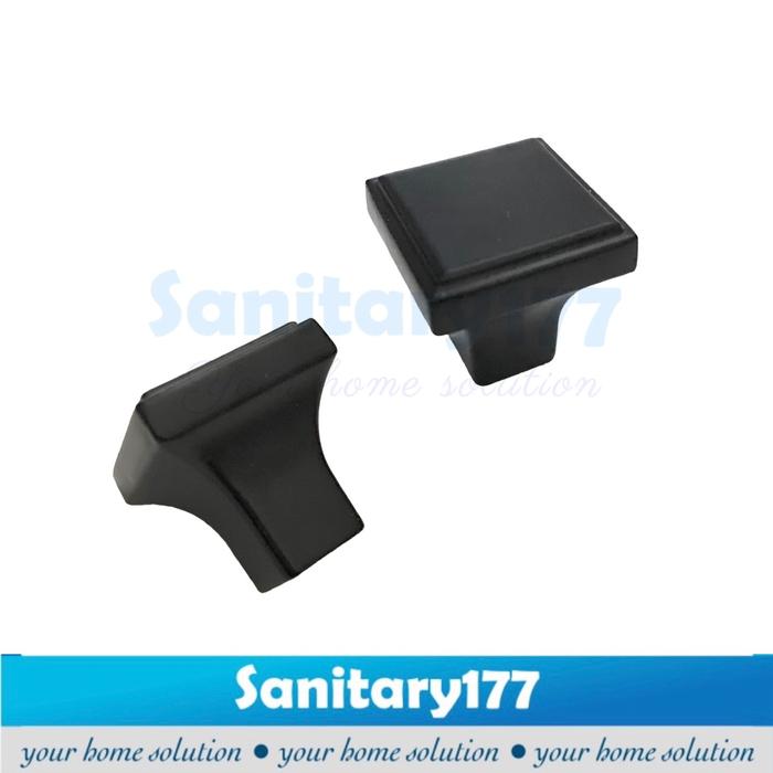 Gambar Tarikan Laci segiempat kotak -handle pegangan lemari pintu furniture - 5275 hitam dari imey177 undefined Tokopedia