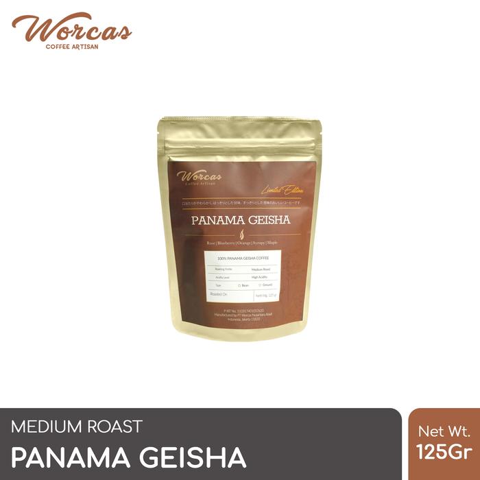 Gambar WORCAS Arabica Coffee Panama Geisha 125gr Medium Roasted - KOPI BIJI dari WORCAS COFFEE undefined Tokopedia