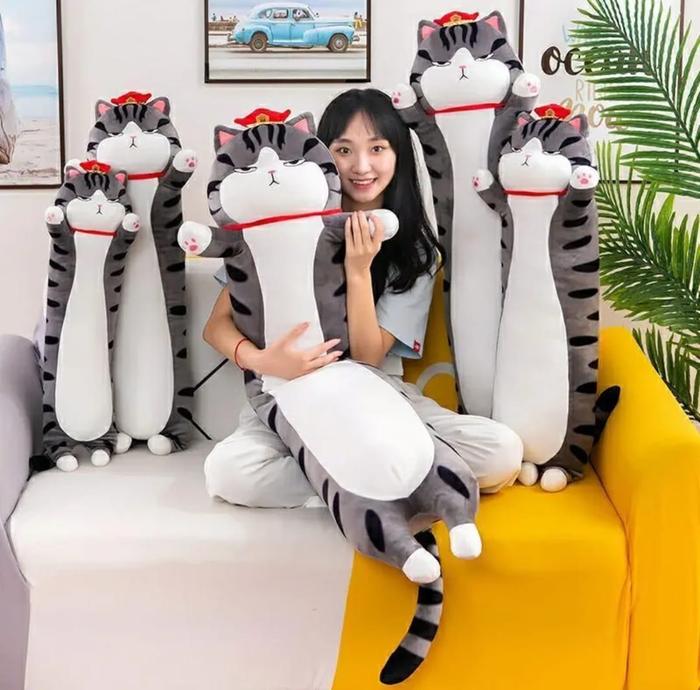 Gambar Boneka Kucing Furyu Guling Boneka Kucing Mainan Anak plush Toys Boneka dari Istana Bonekaku20 undefined Tokopedia