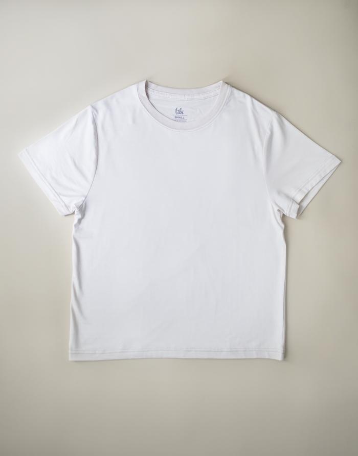 Gambar Kaos TENCEL, Dads Tee Cream - Creme, L dari Tibikidswear undefined Tokopedia