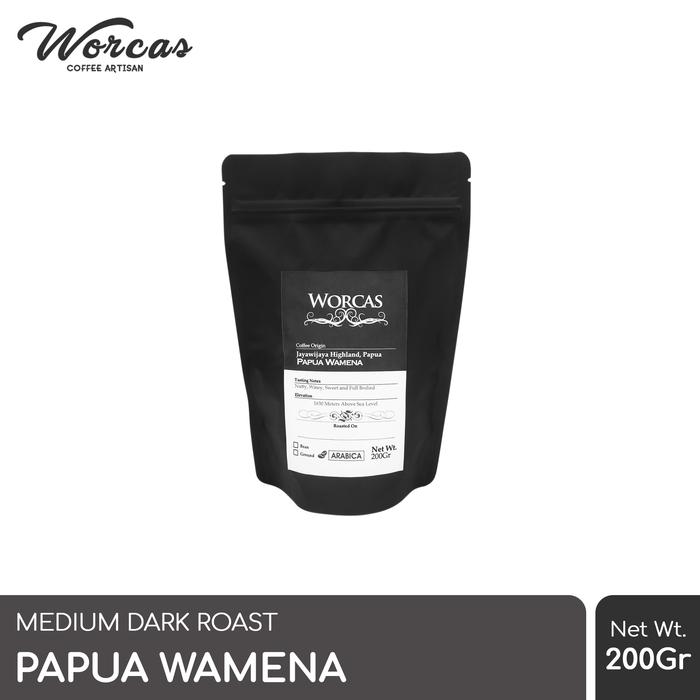Gambar Kopi Arabica Papua Wamena 200 Gram (Biji/Bubuk) | Worcas Coffee - KOPI BIJI dari WORCAS COFFEE undefined Tokopedia