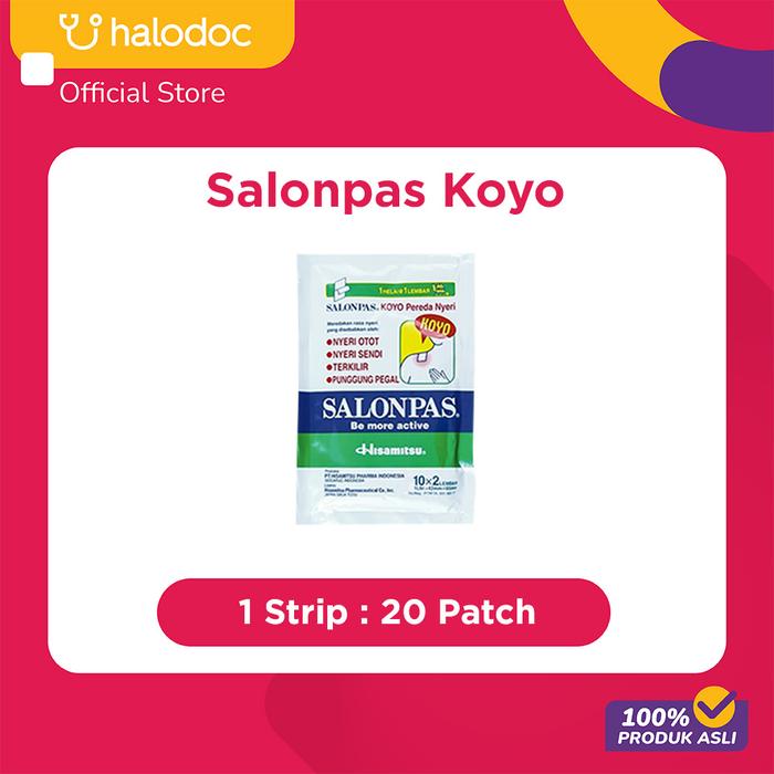 Gambar Salonpas Koyo 20 Patch dari Halodoc Official Store undefined Tokopedia