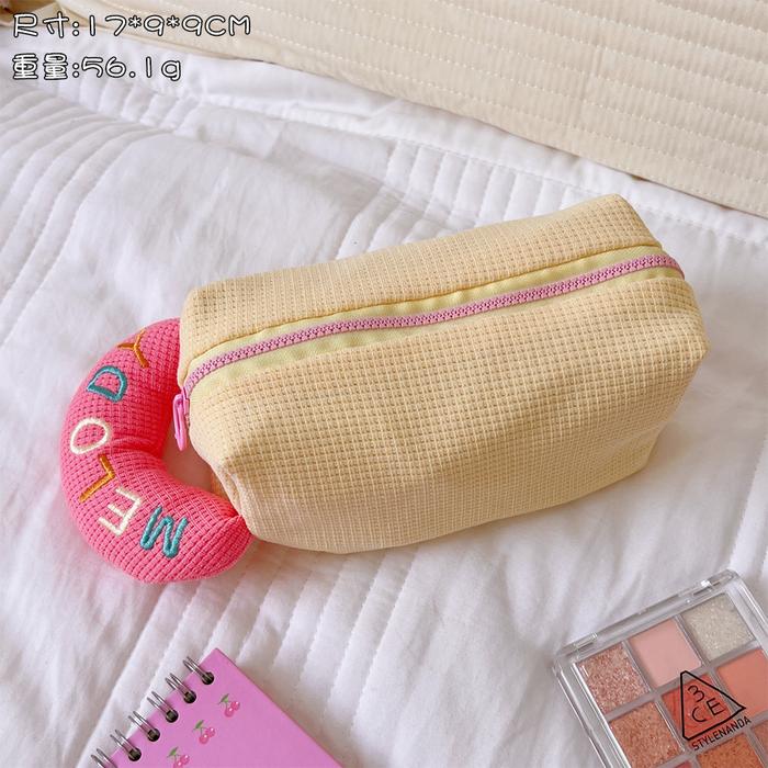 Gambar Mismi Alina Pencil Case / Tas Kosmetik / Kotak Pensil Sekolah - PC4A - Kuning dari Mismi Official Store undefined Tokopedia