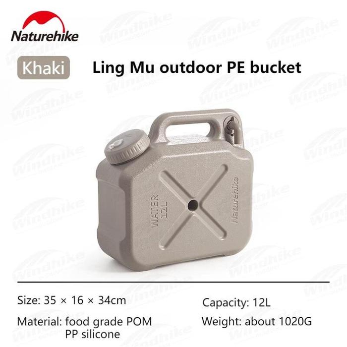 Gambar WATER TANK / JIRIGEN AIR / BOTOL AIR NATUREHIKE CNH22CJ018 - 12 LITER dari Omah Alas Adventure undefined Tokopedia