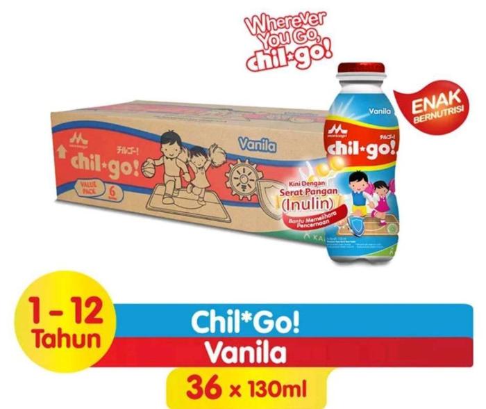 Gambar CHIL GO Susu UHT 36x130ml/karton - Vanila dari Sweet Recipe undefined Tokopedia