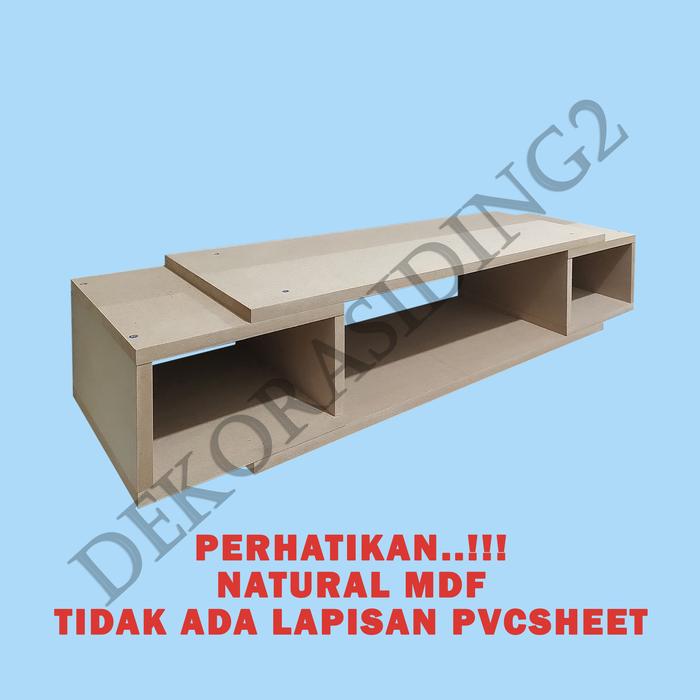 Gambar rak ambalan dinding minimalis AD10 / hiasan dekorasi dinding - AD10 NATURALMDF dari dekorasiding2 undefined Tokopedia