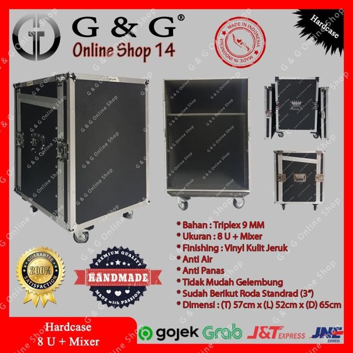 Gambar Hardcase sound system 8u -16u Plus Mixer - Custom Murah - Kotak Power - 8U+MIXER dari G&G Official undefined Tokopedia