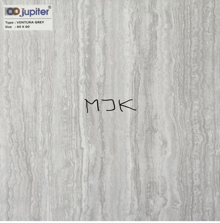 Jual Keramik 60x60 model travertine garis Ventura grey/beige kw1 1.44m2 ...