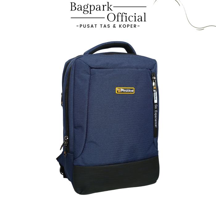 Gambar Tas Ransel Backpack Laptop President Tas Pria Tas Cowok USB - 68862 BIRU dari Bagpark Pusat Tas undefined Tokopedia