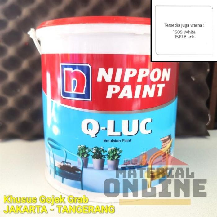 Gambar QLUC Q Luc Qiluc Cat Tembok Warna Nippon Paint Galon 5Kg 5 Kg Murah - 1505 WHITE dari CahayaBangunan undefined Tokopedia