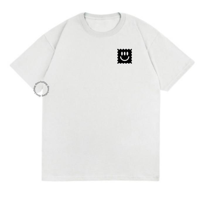 Gambar DINO CLOTHING - KAOS MATA KATUN COMBED PREMIUM UNISEX WANITA PRIA - Putih, S dari This is Dino undefined Tokopedia