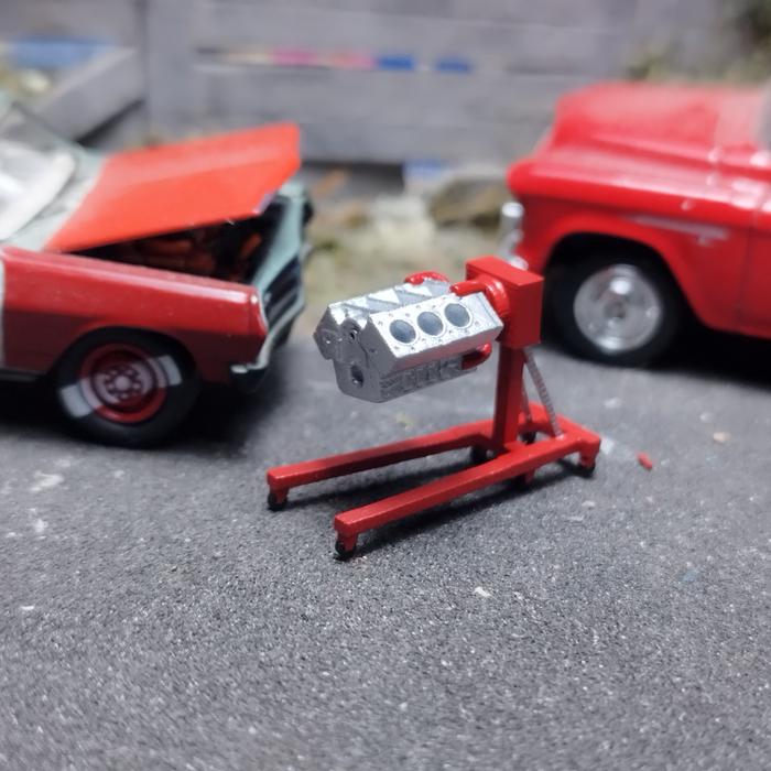 Gambar Engine Stand Mesin - Skala 1/64 Aksesoris Diorama Bengkel bt Slsty - Painted dari ArtfanDesign undefined Tokopedia