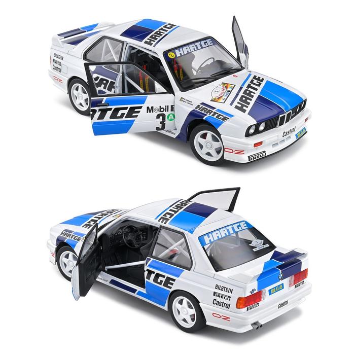 SOLIDO - Bmw - M3 E30-1990 Voiture Miniature de Collection, 1801502, Rouge