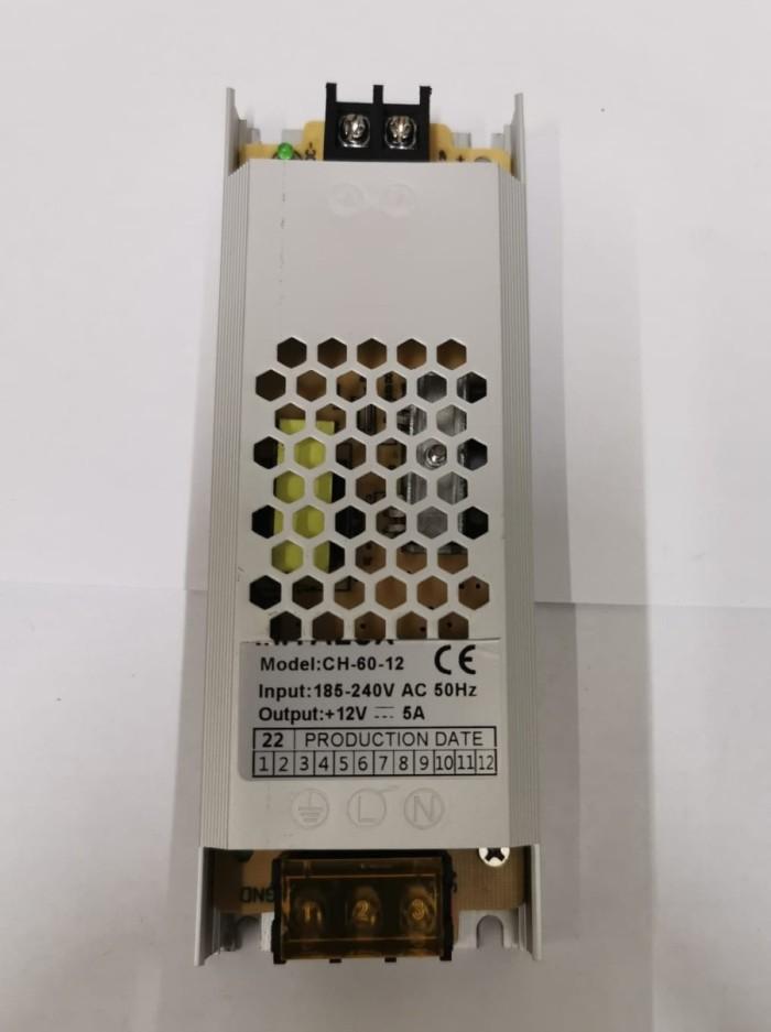 Gambar TRAFO SLIM ADAPTOR POWER SUPPLY / TRAVO CCTV LED STRIP - 5A 60Watt - 5a 60watt dari Cahaya indah Led undefined Tokopedia