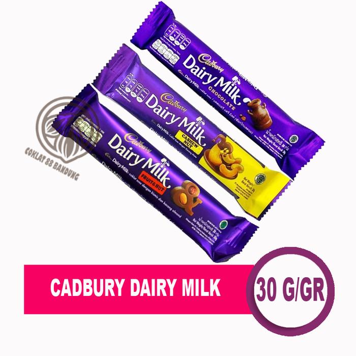 Promo Harga Cadbury Dairy Milk Original 30 gr - Tokopedia