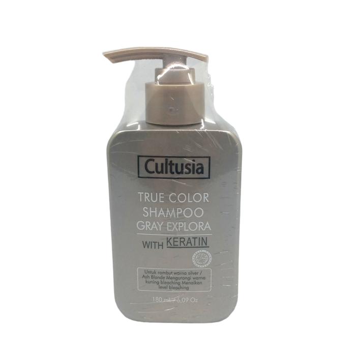 Gambar cultusia with keratin true color shampo gray explora - Gray Explora dari Kosmetikos Store undefined Tokopedia