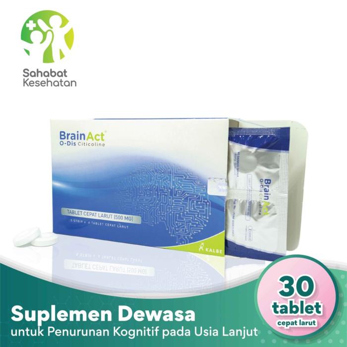 Promo Brainact Odis 500 mg - Suplemen Nutrisi Saraf Otak - Jakarta ...