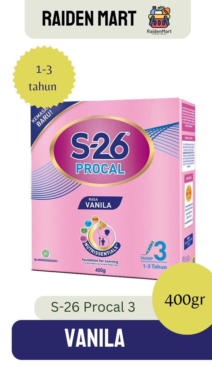 Gambar S-26 Procal Vanila Susu Pertumbuhan Anak Usia 1-3 Tahun dari Raiden Mart undefined Tokopedia