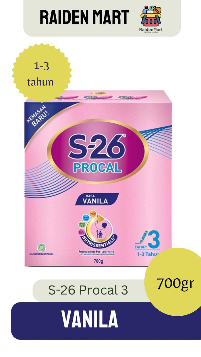 Gambar S-26 Procal Tahap 3 Vanila Susu Pertumbuhan Anak Usia 1-3 Tahun dari Raiden Mart undefined Tokopedia