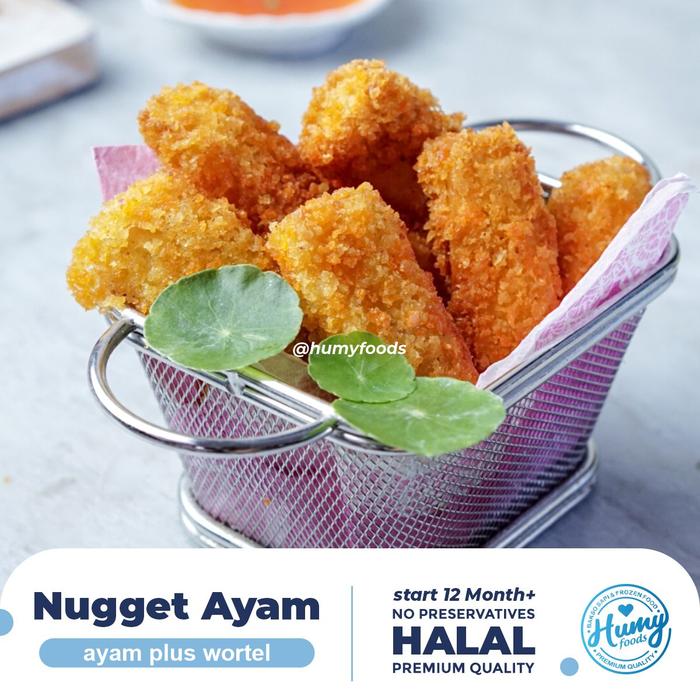 Gambar NUGGET AYAM WORTEL HOMEMADE (+/- 250gr) MPASI Tanpa MSG & Pengawet dari HUMYFOODS undefined Tokopedia