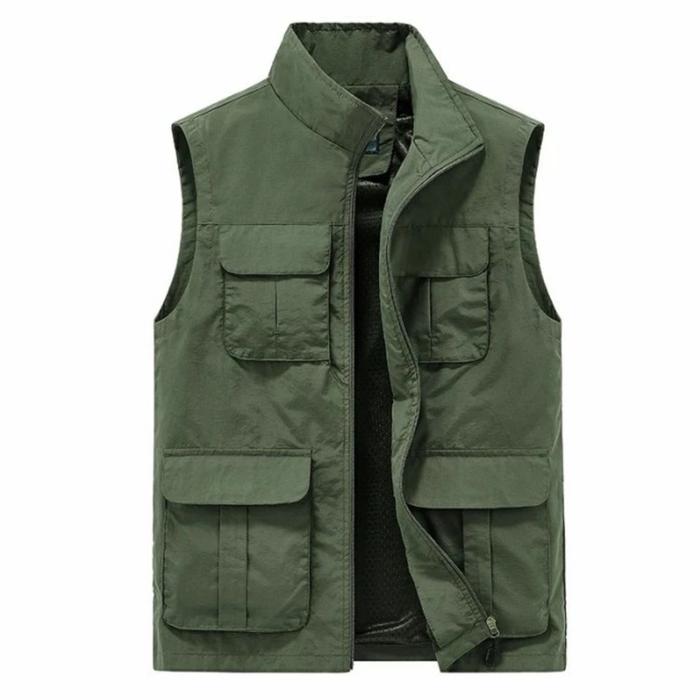 Gambar rompi pria gayot rompi Vest pria rompi dines rompi motor rompi elegan - hijau army, M dari Kazii Collection undefined Tokopedia