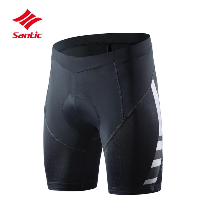 SANTIC K9MB087G Men Cycling Pants Short Celana Sepeda Pria -BLACK M