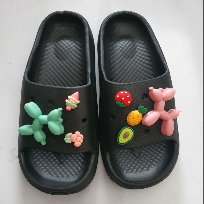 Gambar SANDAL FUJI EVA WANITA VIRAL/SANDAL PEREMPUAN BALANCE TERLARIS - Hitam, 36-37 dari AbadiStoreeee undefined Tokopedia