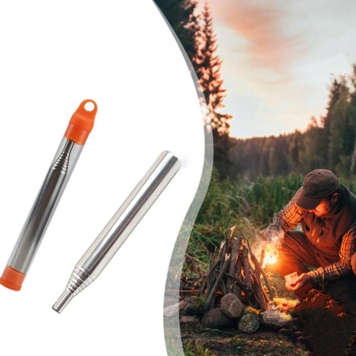Gambar Pipa Tiup Api Unggun Bisa Dilipat Untuk Camping/ Outdoor dari Felicity88 undefined Tokopedia